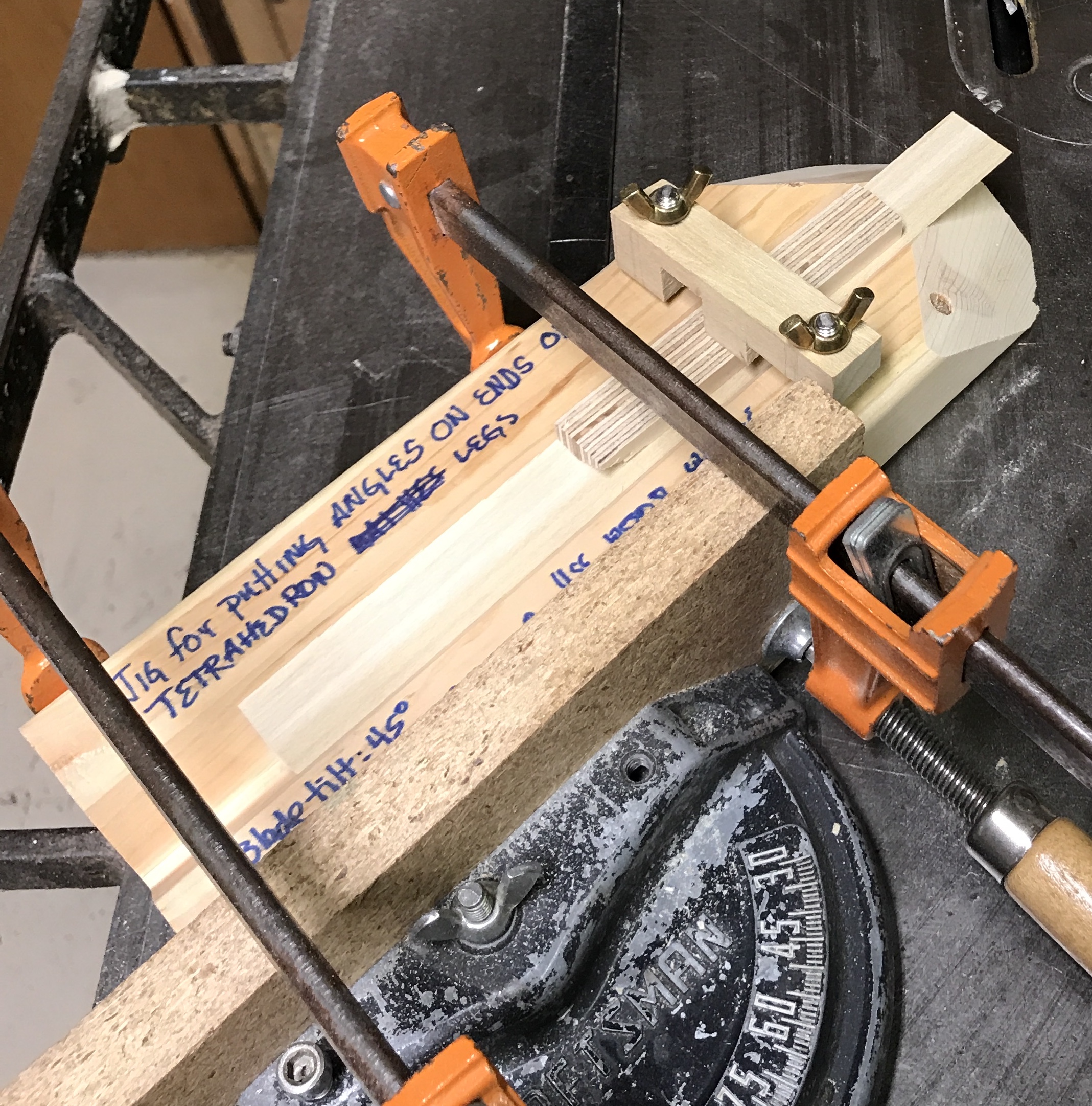 Bar end cutting jig